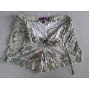 Gloria Vanderbilt Women‎ 10 Floral Pattern Straps Multi-Color Pure Cotton Short